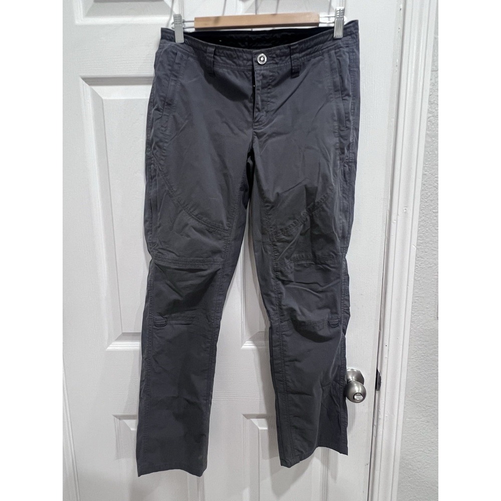 Kuhl Womens Gray Legendary Pants Outdoor Hiking Utility Cargo Stretch 6